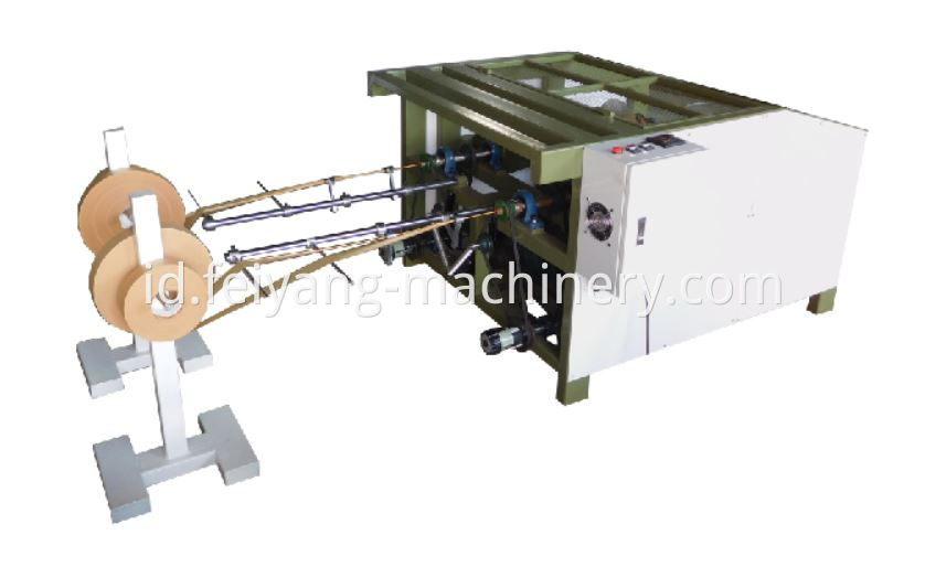 twins head twisted paper rope making machine